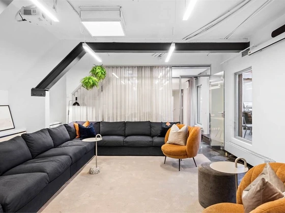 The lounge at the office on Kungsgatan 24