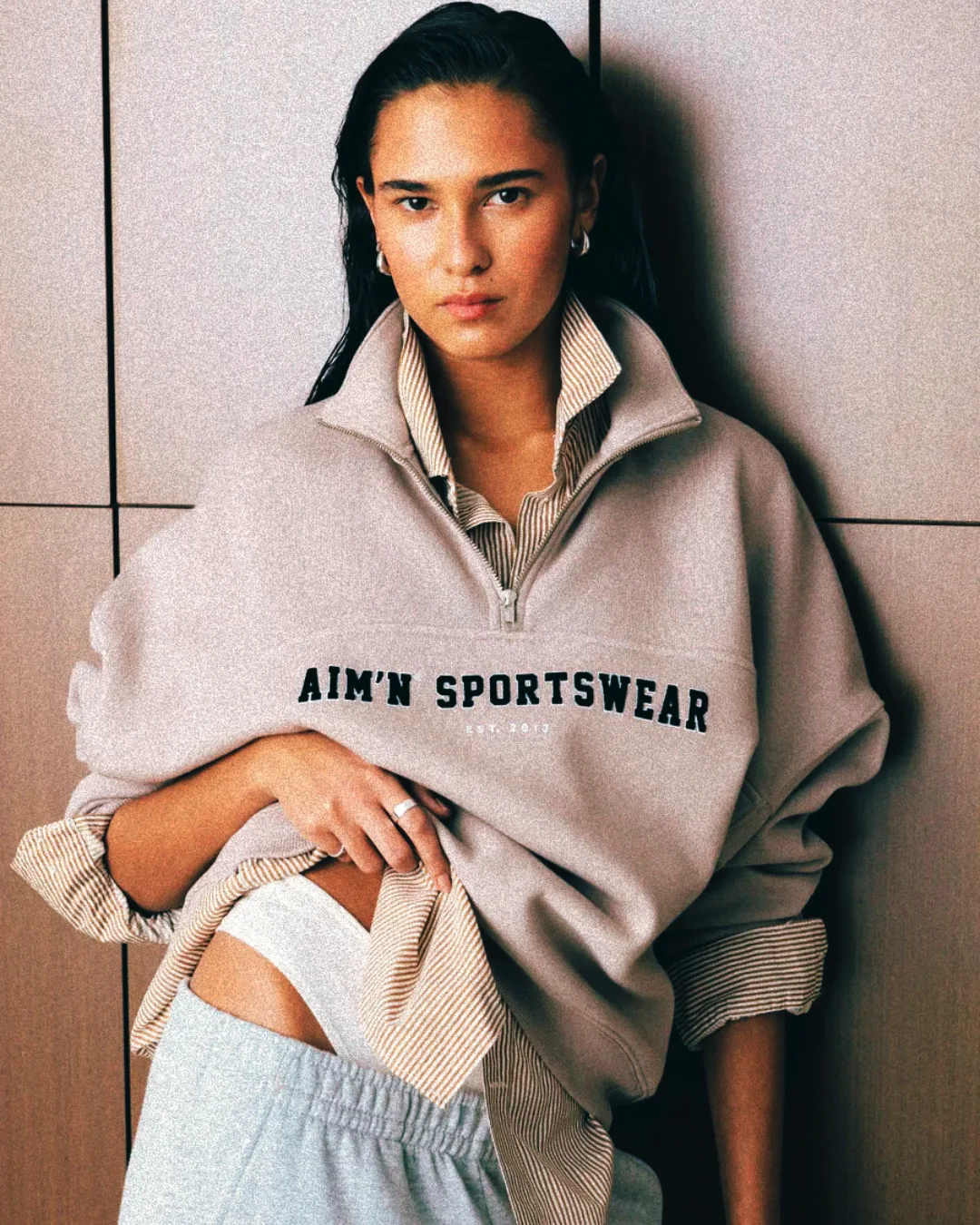 Aim'n sportswear campaign portrait